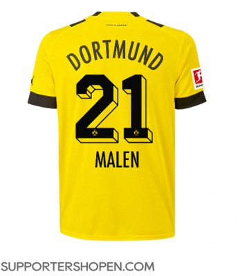 Borussia Dortmund Donyell Malen #21 Hemma Matchtröja 2022-23 Kortärmad
